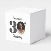 30歳の誕生日パーティー写真 フェイバーボックス (正面サイド)