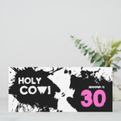 30歳の誕生日パーティー招待状 - なんてこった！ 招待状 (スタンド正面)