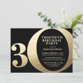 30歳の誕生日パーティー招待状 招待状 (スタンド正面)