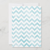 30歳の誕生日パーティー招待状（青） 招待状 (裏面)