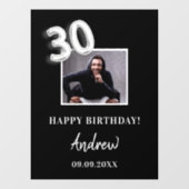 30歳の誕生日パーティー黒人写真名guy ウィンドウサイン (シート)