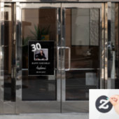 30歳の誕生日パーティー黒人写真名guy ウィンドウサイン (オフィスドア)