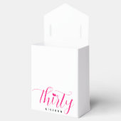 30歳の誕生日パーティー30ピンク30歳の文字 フェイバーボックス (オープン)