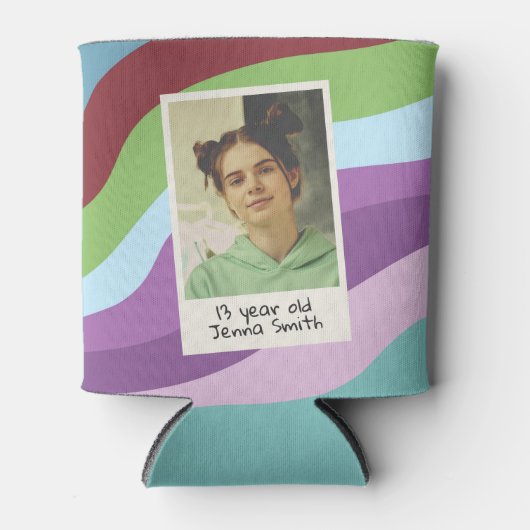 30歳の誕生日パーティー30歳気のあるそぶりをしたと盛大な写真 缶クーラー (正面)