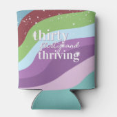 30歳の誕生日パーティー30歳気のあるそぶりをしたと盛大な写真 缶クーラー (裏面)