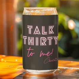 30歳の誕生日パーティー ガラス缶