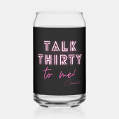 30歳の誕生日パーティー ガラス缶 (裏面)