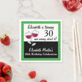 30歳の誕生日パーティー スタンダードカクテルナプキン (インサイチュ)