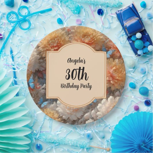 30歳の誕生日パーティー ペーパープレート (パーティー)