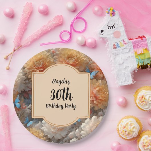 30歳の誕生日パーティー ペーパープレート (パーティー)