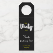 30歳の誕生日パーティー ボトルネックタグ (正面)