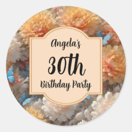 30歳の誕生日パーティー ラウンドシール