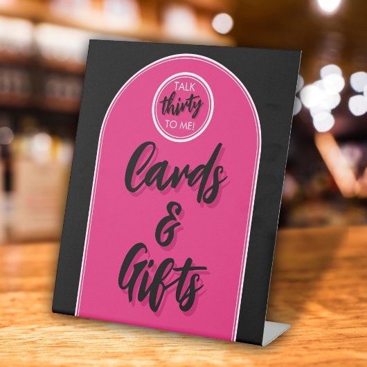 30歳の誕生日パーティー 台座サイン