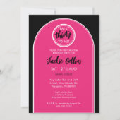 30歳の誕生日パーティー 招待状 (正面)