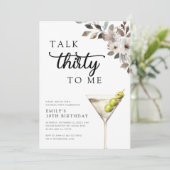 30歳の誕生日パーティー 招待状 (スタンド正面)