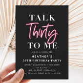 30歳の誕生日パーティー 招待状