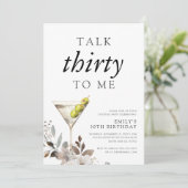 30歳の誕生日パーティー 招待状 (スタンド正面)