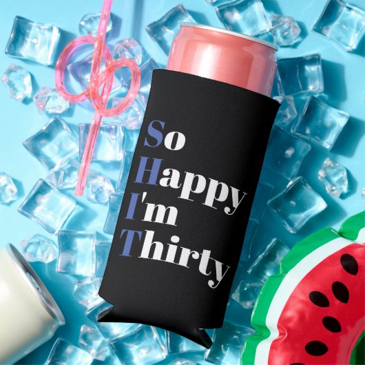 30歳の誕生日パーティーSeltzer Ca スリム缶クーラー (インサイチュ 夏)