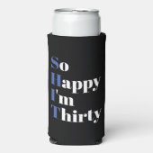 30歳の誕生日パーティーSeltzer Ca スリム缶クーラー (Seltzer正面)