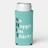 30歳の誕生日パーティーSeltzer Ca スリム缶クーラー (Seltzer正面)