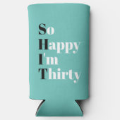 30歳の誕生日パーティーSeltzer Ca スリム缶クーラー (正面)