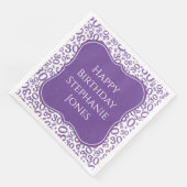 30歳の誕生日パープルランダムパターン30 (コーナー)