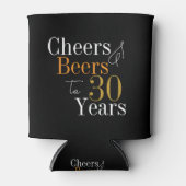 30歳の誕生日ビールと応援パーティー 缶クーラー (正面)