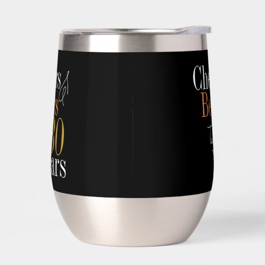 30歳の誕生日ビールと応援ブラック金ゴールドパーティー (左面)