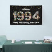 30歳の誕生日フォトコラージュ設立1994 横断幕 (トレードショー)