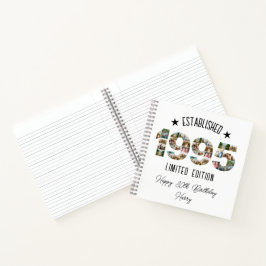 30歳の誕生日フォトコラージュ設立1995 ノートブック