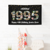 30歳の誕生日フォトコラージュ設立1995 横断幕 (インサイチュ)