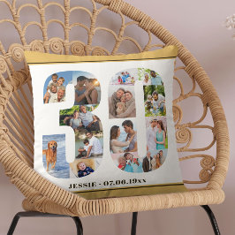30歳の誕生日フォトコラージュ オーダーメイド ニュートラル クッション
