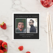 30歳の誕生日フォトコラートナプキン スタンダードカクテルナプキン (インサイチュ)