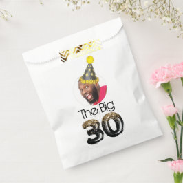 30歳の誕生日フォトシンプルおもしろい フェイバーバッグ