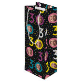 30歳の誕生日フォトワカスタマイズイン抱き枕 ワインギフトバッグ (裏面アングル)