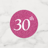 30歳の誕生日フォト コンフェッティ (スモール正面)