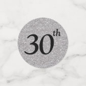 30歳の誕生日フォト コンフェッティ (スモール正面)