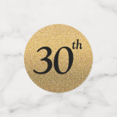 30歳の誕生日フォト コンフェッティ (スモール正面)
