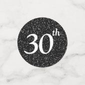 30歳の誕生日フォト コンフェッティ (スモール正面)