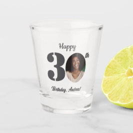 30歳の誕生日フォト ショットグラス