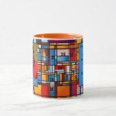 30歳の誕生日ブラザーステンドグラス写真マグカップ008 マグカップ (中央)