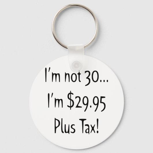 30歳の誕生日プレゼント キーホルダー (正面)