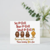 30歳の誕生日プレゼント ポストカード (スタンド正面)