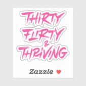 30歳の誕生日プレゼント:30歳気のあるそぶりをしたで盛り上がり シール (シート)