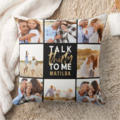 30歳の誕生日モダン写数々の真金ゴールド クッション (ブランケット)