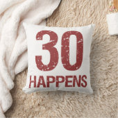 30歳の誕生日ユーモア クッション (ブランケット)