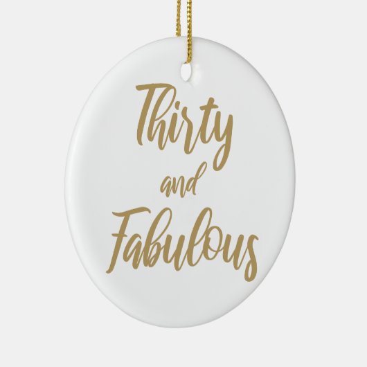 30歳の誕生日ユーモア セラミックオーナメント (右)