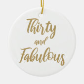 30歳の誕生日ユーモア セラミックオーナメント (正面)