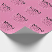 30歳の誕生日ラッピング紙珍しい日古い ラッピングペーパー (角)