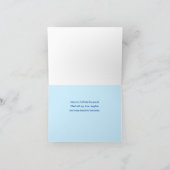 30歳の誕生日ランズウィック湾の水の色絵画の カード (内部)